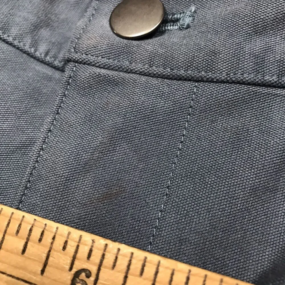 LULULEMON ABC Pant Men 34x33 Blue Slim Fit Utilitech Abrasion Chino LM5ABOS